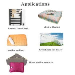 חוט חימום סיבי פחמן חוט חימום שמיכה חשמלית חוט אינפרא אדום סיליקון סיבי פחמן - Product Image 4