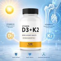 Capsules végétaliennes sans gluten OEM ODM Vitamine D3 K2 Magnésium Zinc & Quercétine - Améliore l'immunité Complément alimentaire pour adultes