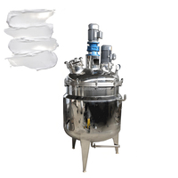 Machine de fabrication de mayonnaise ketchup 50L 100L avec mélangeur émulsifiant sous vide pour sauce chauffante