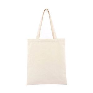 Design Wholesale Solid-color Hand-held Canvas <b>Bags</b> in Stock Blank Shopping Handbags - Product Image 3