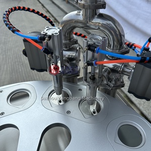 Machine de remplissage et de scellage entièrement automatique pour yaourt, crème glacée, liquides, gelée et <span class=keywords><strong>eau</strong></span>, avec plateau tournant et piston pour gobelets <span class=keywords><strong>en</strong></span> plastique - Product Image 4