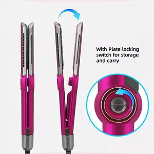 Piastra per Capelli Professionale 2-in-1 LCD a Infrarossi con Rivestimento Ceramico Ionico, Arricciacapelli Elettrico ad Alta Temperatura con Ioni Negativi per Uso Domestico - Product Image 3