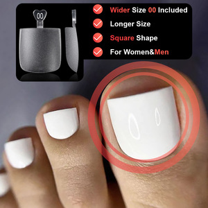 320 Uñas Postizas Mate Esmeriladas de Tamaño Grande en Caja, Extra Anchas, Cobertura Completa, Sin Necesidad de Limado, <span class=keywords><strong>Gel</strong></span> Suave, Uñas Postizas Profesionales al por Mayor - Product Image 2