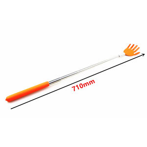 Grattoir de dos télescopique portable multi-couleurs à logo personnalisé en forme de main, longueur réglable - Product Image 3
