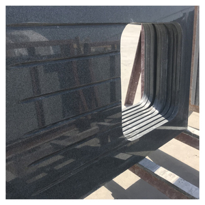 天然G654深灰色花岗岩石材酒店岛酒吧长凳桌面厨房用餐台面 - Product Image 1