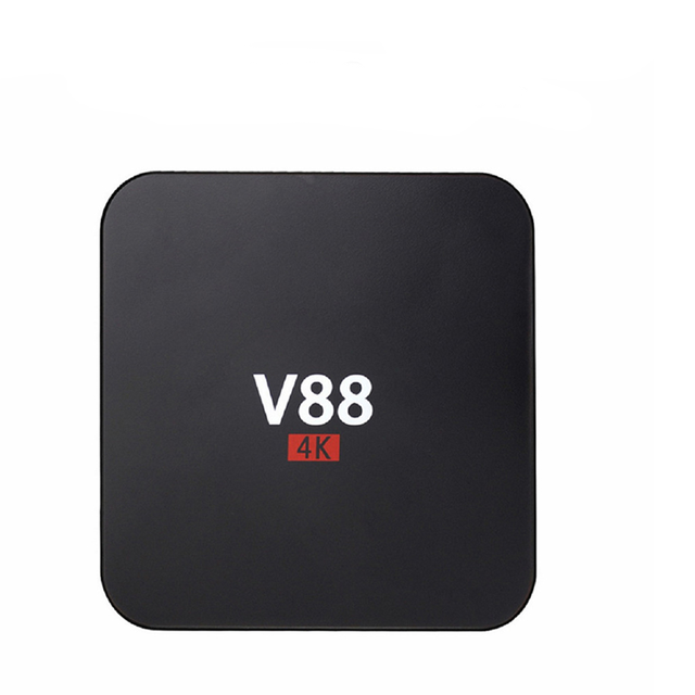 Dropshipping V88 4K TV Box Rockchip RK3229 Quad Core 802.11 B/g /n Infra Remote Control 3D Movie Factory