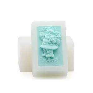 Factory direct sales of Christmas set mold rose mermaid all kinds of hand-made soap silicone mold