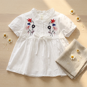 Robe élégante et magnifique pour bébé et enfant en bas âge avec broderie raffinée – Tenue de fête confortable et mignonne pour filles - Product Image 3