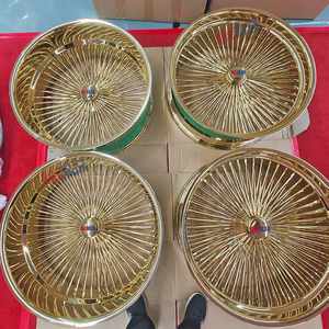 Jantes en fil d'acier dorées Kelun Factory, jantes en fil d'acier de 26 pouces, 5x114.3, jantes en fil d'acier Lowrider - Product Image 5