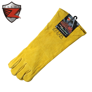 Guantes de Soldadura Zelda de Cuero Vacuno de 18 Pulgadas - Product Image 1