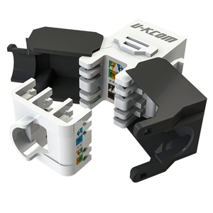 Hiệu suất cao không được che chở toolless <span class=keywords><strong>Cat6</strong></span> <span class=keywords><strong>Keystone</strong></span> <span class=keywords><strong>Jack</strong></span> 180 độ UTP RJ45 mô-đun mạng UTP <span class=keywords><strong>CAT6</strong></span> kết nối - Product Image 4