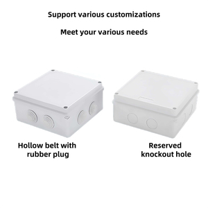 IP65 su geçirmez <span class=keywords><strong>PVC</strong></span> bağlantı kutusu dayanıklı dış mekan kablosu bağlantı elektrik konut üreticisi - Product Image 5