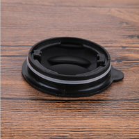 Thermos à pression d'air en bambou et acier inoxydable écologique, grande capacité 450 ml, gobelet à café portable, idéal pour la rentrée scolaire
