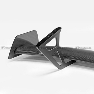 สปอยเลอร์หลังคาร์บอนน้ำหนักเบา EPA Type R2H GT สำหรับ Elantra Avante CN7 21 พร้อมแผ่นยึดแบบ Flat End Plate Bolt‑On สำหรับตกแต่งภายนอกแบบสปอร์ต - Product Image 6