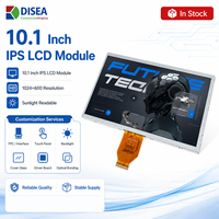 Módulo de Pantalla LCD TFT IPS de 10.1 Pulgadas, 1024x600, Legible Bajo la Luz Solar, Personalizado para HMI Industrial y Equipos Médicos, Fabricante OEM ODM