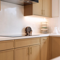 Armoires de cuisine en bois massif style Shaker, chêne blanc américain, 20 mm d'épaisseur, CBMMART