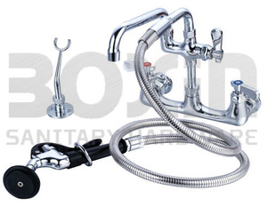 Коммерческий кухонный смеситель с распылителем - Product Image 1