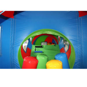 Piste de train gonflable géante de 10 m - Parcours d'obstacles gonflable commercial pour événements, écoles et locations de fêtes - Product Image 3