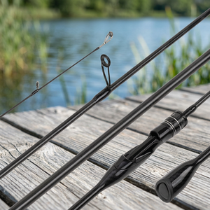 Caña de Pescar de 2 Secciones para Agua Salada, Trucha y Lubina, para Lago, Río y Surf, de Fibra de Carbono Ultraligera, para Pesca en Bote/Embarcación - Product Image 2