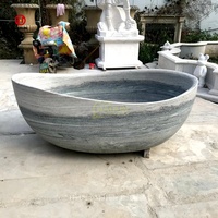 Индивидуальная гидромассажная Ванна, Заводская Овальная Ванна из натурального камня, отдельно стоящая, 2 человека, большая Бежевая мраморная Ванна
