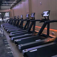 Gimnasio comercial Club Cinta de correr Pantalla táctil LCD Profesión Culturismo Ejercicio Máquina deportiva Cardio Entrenamiento Equipo de fitness
