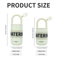 뜨거운 제품 300ml 스테인레스 스틸 이중벽 진공 보온 물병 넓은 뚜껑 BPA 무료 스트레이트 컵 디자인 누출 방지