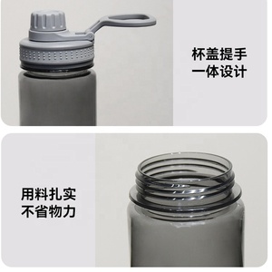 Nhanh Chóng Giao Hàng 750Ml Thấp Moq Giá Rẻ Thể Thao Ngoài Trời Du Lịch Thân Thiện Với Môi Unisex BPA Miễn Phí Nhựa Uống Chai Nắp Kho - Product Image 4