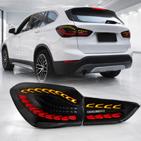 Feux arrière YU GUANG pour BMW X1 F48 F49 2016-2022, feux arrière améliorés, style GTS, feux arrière LED rouge/noir pour BMW X1 F48