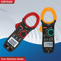 1000A AC DC Tang Ampere True RMS Multimeter Digital Rentang Otomatis NCV Penguji Tegangan Suhu Kapasitansi Hambatan