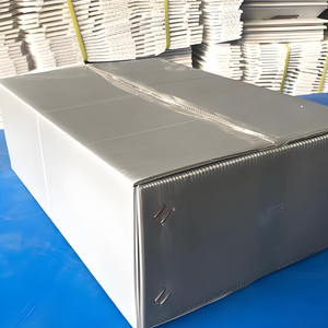 Nhà máy bền giá tốt nhất <span class=keywords><strong>PP</strong></span> Poly hộp carton có thể gập lại sóng nhựa vận chuyển trường hợp doanh thu di chuyển thùng - Product Image 4