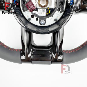 Volante de Cuero para <span class=keywords><strong>Mercedes</strong></span> Benz Amg Cla C117 250 200 C118 Clk W209 Clase A W177 A200 Clase V W447 GLC X253 <span class=keywords><strong>300</strong></span> 63s - Product Image 3