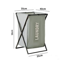 Grand panier à linge pliable en tissu Oxford, sac de rangement pour vêtements, organisateur, seau, panier pour vêtements sales et usage domestique