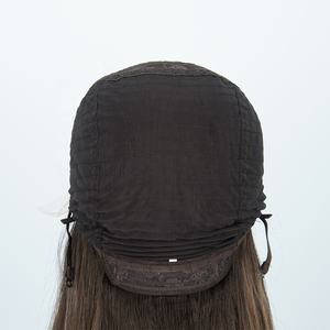 Perruque juive de la plus haute qualité, avec dessus en dentelle et filet en soie, couleur naturelle, sans couches, en cheveux humains européens vierges, pour cheveux clairsemés - Product Image 5