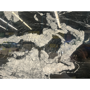 <span class=keywords><strong>Manhattan</strong></span> Đen Granite slab nhà máy đá trang trí nhà sàn tường trang trí Trắng kết cấu đá ốp tường làm bằng đá cẩm thạch - Product Image 3