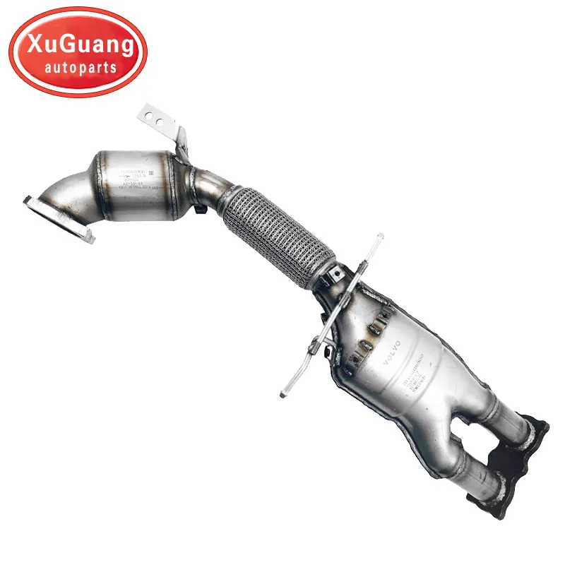 XG-AUTOPARTS Auto Parts Exhaust System Three Way Catalyst Direct Fit Catalytic Converter for Volvo XC90 2.5T