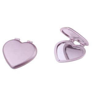 OEM Supplier Customized Portable Double-Sided 1X2X <strong>Foldable</strong> Heart Shape Compact <strong>Mirror</strong> Personalized Mini Pocket Makeup <strong>Mirror</strong> - Product Image 6