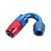 150 grados forjado giratoria sello de una pieza de una hembra a 6AN la manguera adaptador de tubo accesorio de aluminio