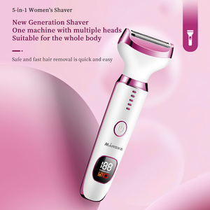 Épilateur électrique cinq en un pour femmes épilateur pour aisselles et parties intimes avec fonctions de coupe du nez et des <span class=keywords><strong>sourcils</strong></span> - Product Image 1