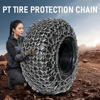 Cadenas de Protección para Neumáticos PT de Alta Resistencia, Acero Aleado Tratado Térmicamente, Resistentes a Impactos, para Cargadoras, Excavadoras y Tractores, Ancho Superior a 255 mm