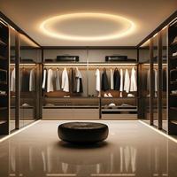 Structure intérieure flexible et ergonomique pour placard intégré et ajustable, idéale pour les zones de rangement de chambres privées dans les appartements urbains
