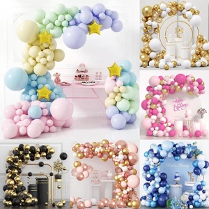 <b>Balloons</b> Daisy <b>Balloon</b> Garland <b>Decoration</b> Birthday Matte Double Apricot Arch Shape Latex Apricot Colorful Macaron <b>Balloons</b> - Product Image 6