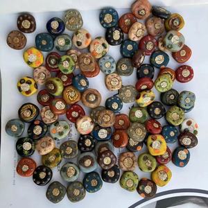 Perles de Murano de style tibétain, perles en verre de style népalais, perles en vrac pour collier, bracelet, perles népalaises pour la fabrication de bijoux - Product Image 1