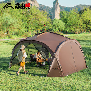 Bisinja Mongolian Yurt Dome <b>Tent</b> 3x3m Outdoor Sun Protection Camping Windproof Rainproof Awning - Product Image 1