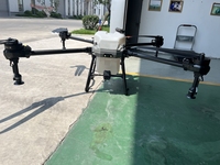 Drones agricoles avec double caméra LED et télécommande, transmission d'images pliable jusqu'à 10km