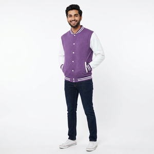 Nouvelle Arrivée 2025 – Blouson Teddy Décontracté à Col Montant, Écologique, Personnalisable avec Logo, Conception OEM, Vente en Gros, Veste d'Hiver de Haute Qualité - Product Image 1