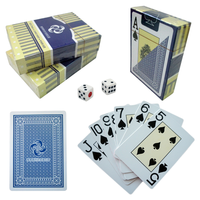 Cartes à jouer en PVC 100% plastique vernies brillantes imprimées sur mesure pour cartes de poker 63x88mm Impression offset CMJN