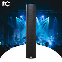 Sistema de Altavoces Line Array Profesional de 100W y 8 Cajas, Columna Activa con Diseño Resistente al Agua de 4x4 Pulgadas