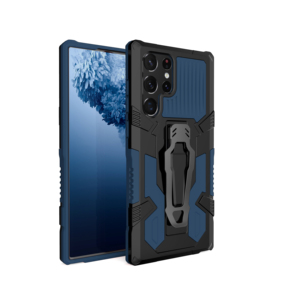 Venta al por mayor <span class=keywords><strong>2</strong></span> en 1 TPU PC armadura a prueba de golpes funda de teléfono móvil para Samsung S25 Plus S24 Ultra S23 S22 Kickstand cubierta con Clip de cinturón - Product Image 1