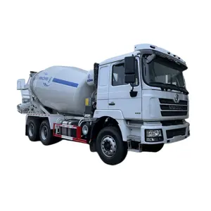 Shacman 10cbmรถบรรทุกผสมคอนกรีต 12cbmรถบรรทุกผสมปูนซีเมนต์ CKD 14M3 camion malaxeur beton สําหรับตลาดแอลจีเรีย