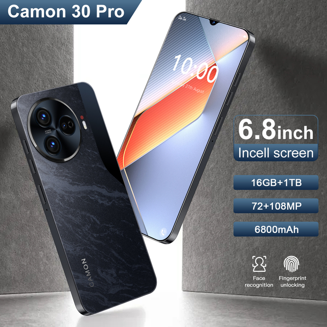 NEW TECNO Camon 30 Pro Phone Global Version Smartphone Android Cellphones Unlocked Gaming Mobile Phones